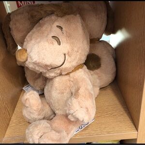 Miniso Brown / Tan Snoopy Plush